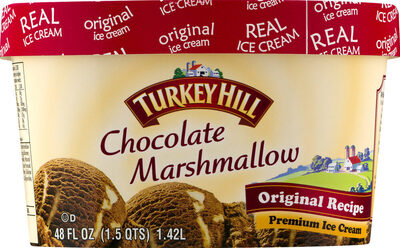 Chocolate Marshmallow Premium Ice Cream, Chocolate; Marshmallow