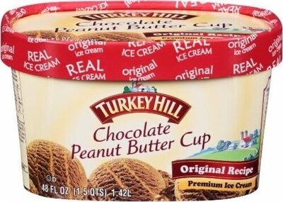 Chocolate Peanut Butter Cup Premium Ice Cream, Chocolate; Peanut Butter Cup