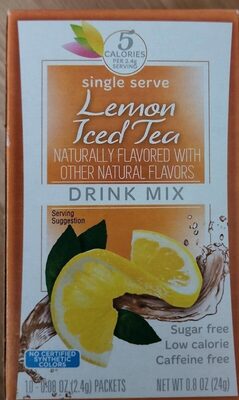 Lemon Iced Tea Drink Mix, Lemon Iced Tea