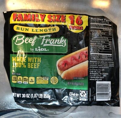Beef Franks, Beef