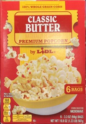 Classic Butter Microwave Popcorn, Classic Butter