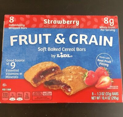 Strawberry Fruit & Grain Soft Baked Cereal Bars, Strawberry