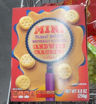 Peanut Butter Mini Sandwich Crackers, Peanut Butter