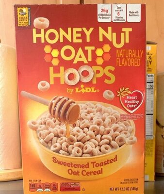 Honey Nut Oat Sweetened Toasted Oat Cereal, Honey Nut Oat
