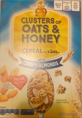 Clusters Of Oats & Honey Cereal With Crispy Almonds, Oats & Honey