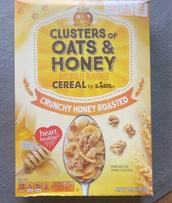 Clusters Of Oats & Honey Cereal, Crunchy Honey Roasted