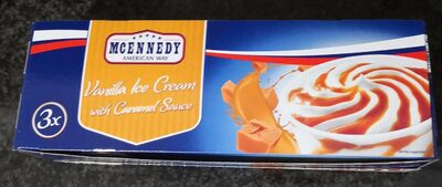 Vanilla Frozen Dairy Dessert With Caramel Sauce, Vanilla