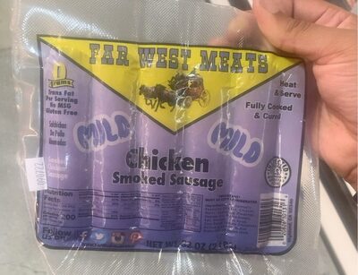 Mild Chicken Smoked Sausage, Mild Chicken