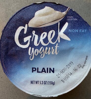 Plain Greek Yogurt, Plain