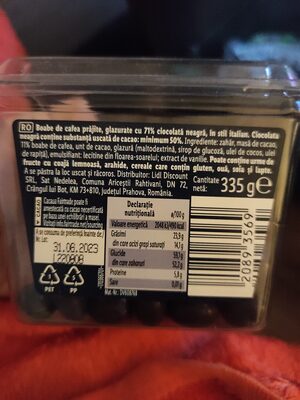 Dark Chocolate Covered Espresso Beans, Dark Chocolate