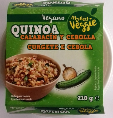 Quinoa Vegan Salad With Zucchini And Onion Sauce, Quinoa