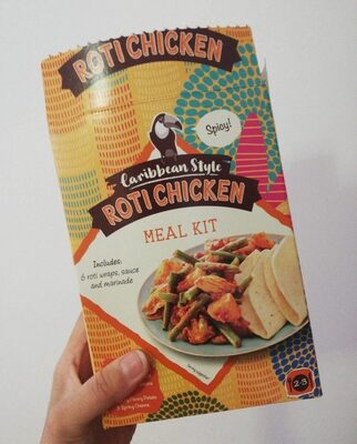 Caribbean Style Roti Flatbread, Seasoning, And Sauce Meal Kit, Caribbean Style
