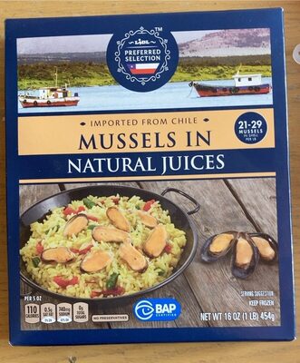 Mussels In Natural Juices