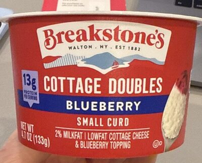 Blueberry Small Curd Cottage Doubles, Blueberry