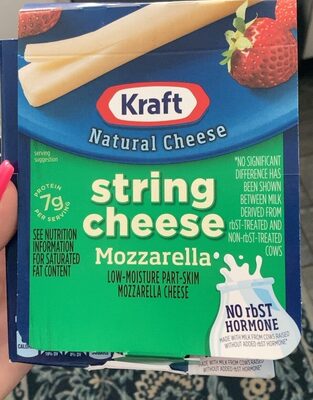 Mozzarella Low-Moisture Part-Skim Mozzarella String Cheese, Mozzarella