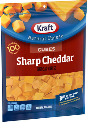 Sharp Cheddar Cheese Cubes, Sharp Cheddar
