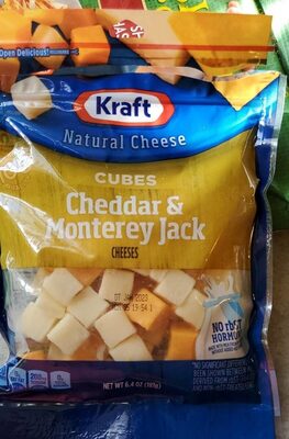 Cheddar & Monetrey Jack Cheeses Cubes, Cheddar & Monetrey Jack