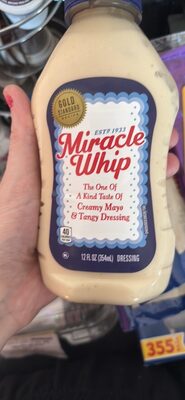 Miracle Whip Dressing, 12 Fl Oz