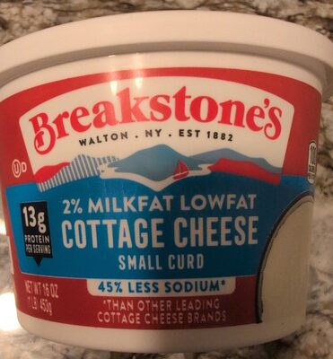 2% Low Fat Small Curd Cottage Cheese