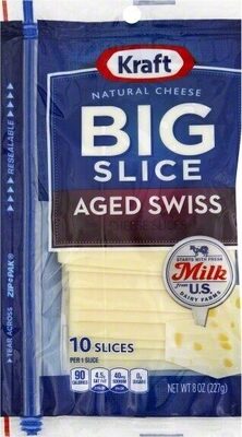 Aged Swiss Cheese Big Slice, Aged Swiss