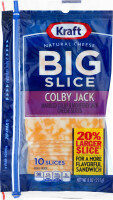 Colby Jack Marbled Colby & Monterey Jack Cheese Big Slice, Colby Jack