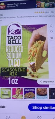 Taco Seasoning Mix, Taco