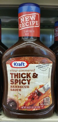 Thick & Spicy Slow-Simmered Barbecue Sauce & Dip, Thick & Spicy