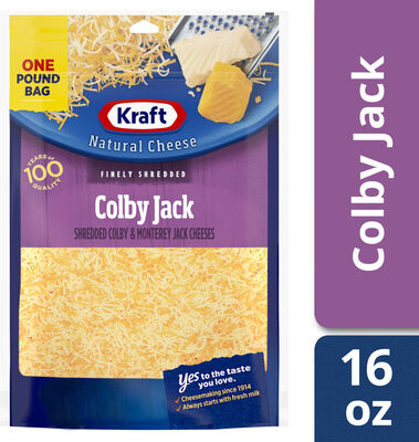 Colby Jack Shredded Colby & Monterey Jack Cheeses, Colby Jack