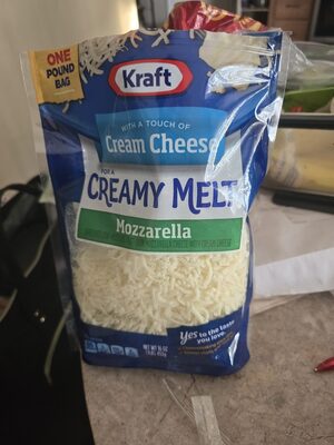 Mozzarella For A Creamy Melt Shredded Low-Moisture Part-Skim Mozarella Cheese With Cream Cheese, Mozzarella