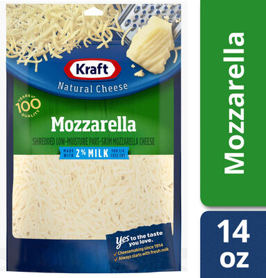 Mozzarella Shredded Low-Moisture Part-Skim Mozzarella Cheese, Mozzarella