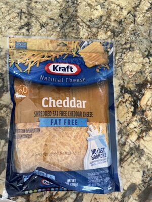 Cheddar Shredded Fat Free Cheese, Cheddar
