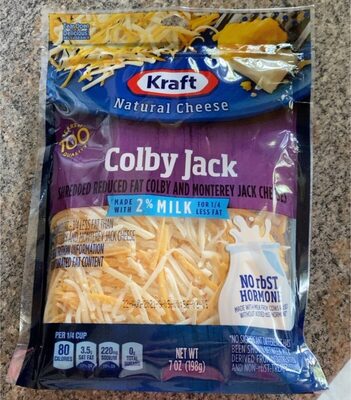 Colby Jack Shredded Reduced Fat Colby And Monterey Jack Cheeses, Colby Jack