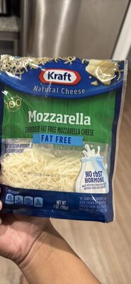 Mozzarella Shredded Fat Free Cheese, Mozzarella