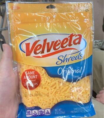 Original Shredded Pasteurized Prepared Cheese Product Shreds, Original
