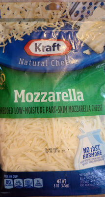 Mozzarella Shredded Low-Moisture Part-Skim Cheese, Mozzarella