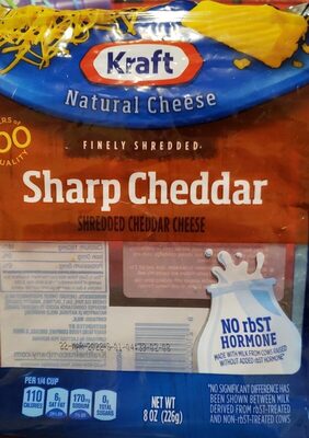 Sharp Cheddar Shredded Cheddar Cheese, Sharp Cheddar