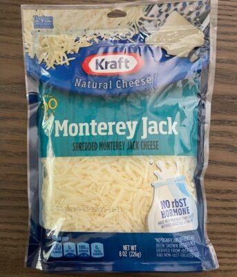 Monterey Jack Shredded Cheese, Monterey Jack