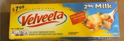 2% Milk Reduced Fat Pasteurized Recipe Cheese Product