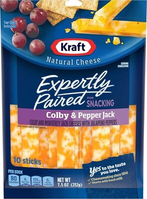 Colby & Pepper Jack Colby And Monterey Jack Cheeses With Jalapeno Peppers, Colby & Pepper Jack