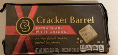 Extra Sharp White Cheddar Cheese, Extra Sharp White Cheddar
