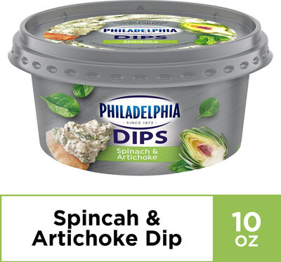Spinach & Artichoke Cream Cheese Dips, Spinach; Artichoke