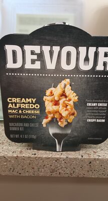 Creamy Alfredo Mac & Cheese With Bacon, Creamy Alfredo
