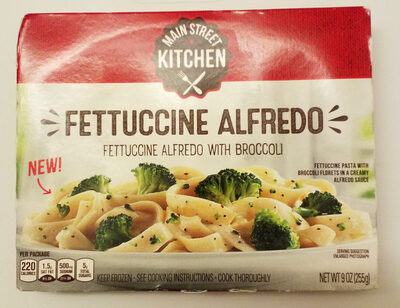 Main Street Kitchen Fettuccine Alfredo With Broccoli, 9 Oz