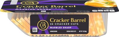 Marbled Sharp Cheddar Cheese Cracker Cuts, Marbled Sharp