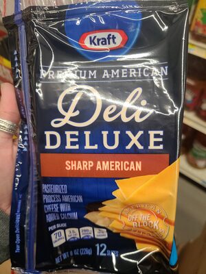 Deli Deluxe Sharp American Cheese Slices
