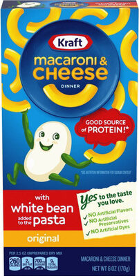 Original With White Bean Macaroni & Cheese Dinner, Original With White Bean
