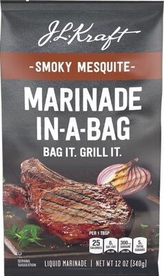 Smoky Mesquite Liquid Marinade In-A-Bag, Smoky Mesquite
