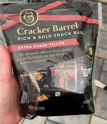 Extra Sharp Yellow Cheddar Cheese Rich & Bold Snack Bars, Extra Sharp Yellow