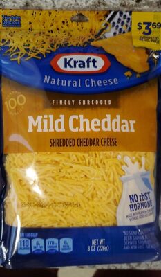 Mild Cheddar Shredded Cheese, Mild Cheddar