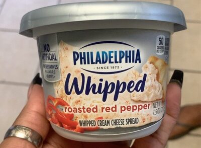 Roasted Red Pepper Whipped Cream Cheese Spread, Roasted Red Pepper